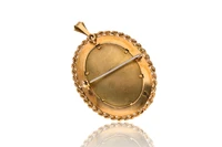 Ciondolo/spilla in oro bicolore - Asta Preziosi Ciondolo/spilla in oro bicolore - Asta Preziosi