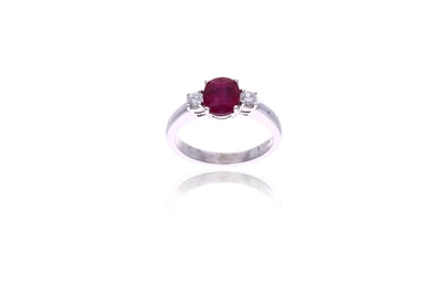 Anello con diamanti e pietra - Asta Preziosi Anello con diamanti e pietra - Asta Preziosi