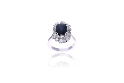 Anello con pietra e diamanti - Asta Preziosi Anello con pietra e diamanti - Asta Preziosi