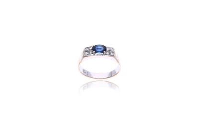 Anello con zaffiro e diamanti - Asta Preziosi Anello con zaffiro e diamanti - Asta Preziosi
