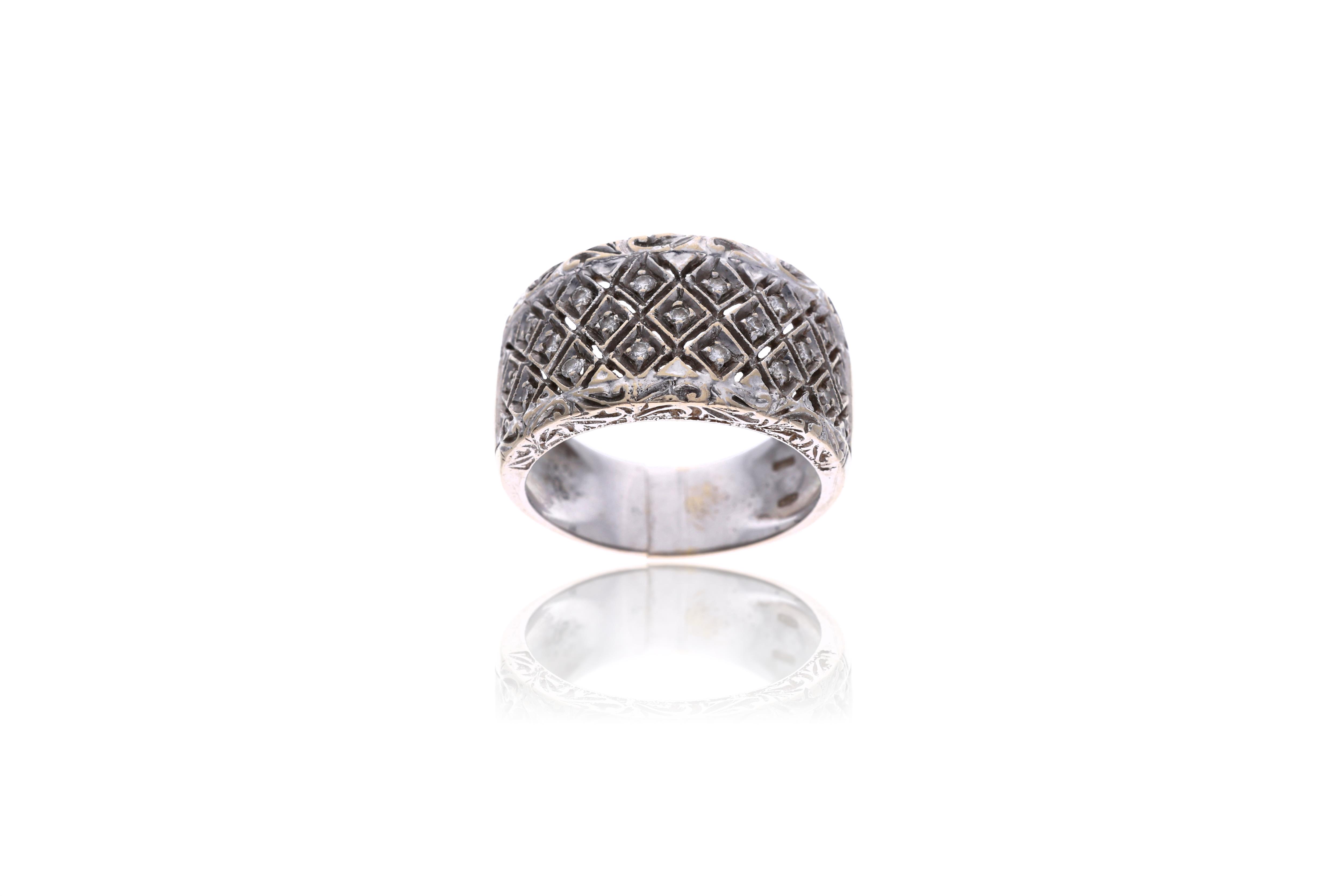 Anello con diamanti - Asta Preziosi