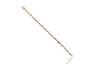 Bracciale in oro bicolore - Asta Preziosi