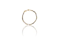 Bracciale in oro bicolore - Asta Preziosi