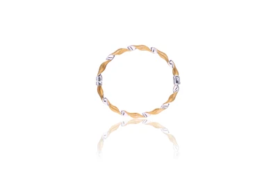 Bracciale in oro bicolore - Asta Preziosi