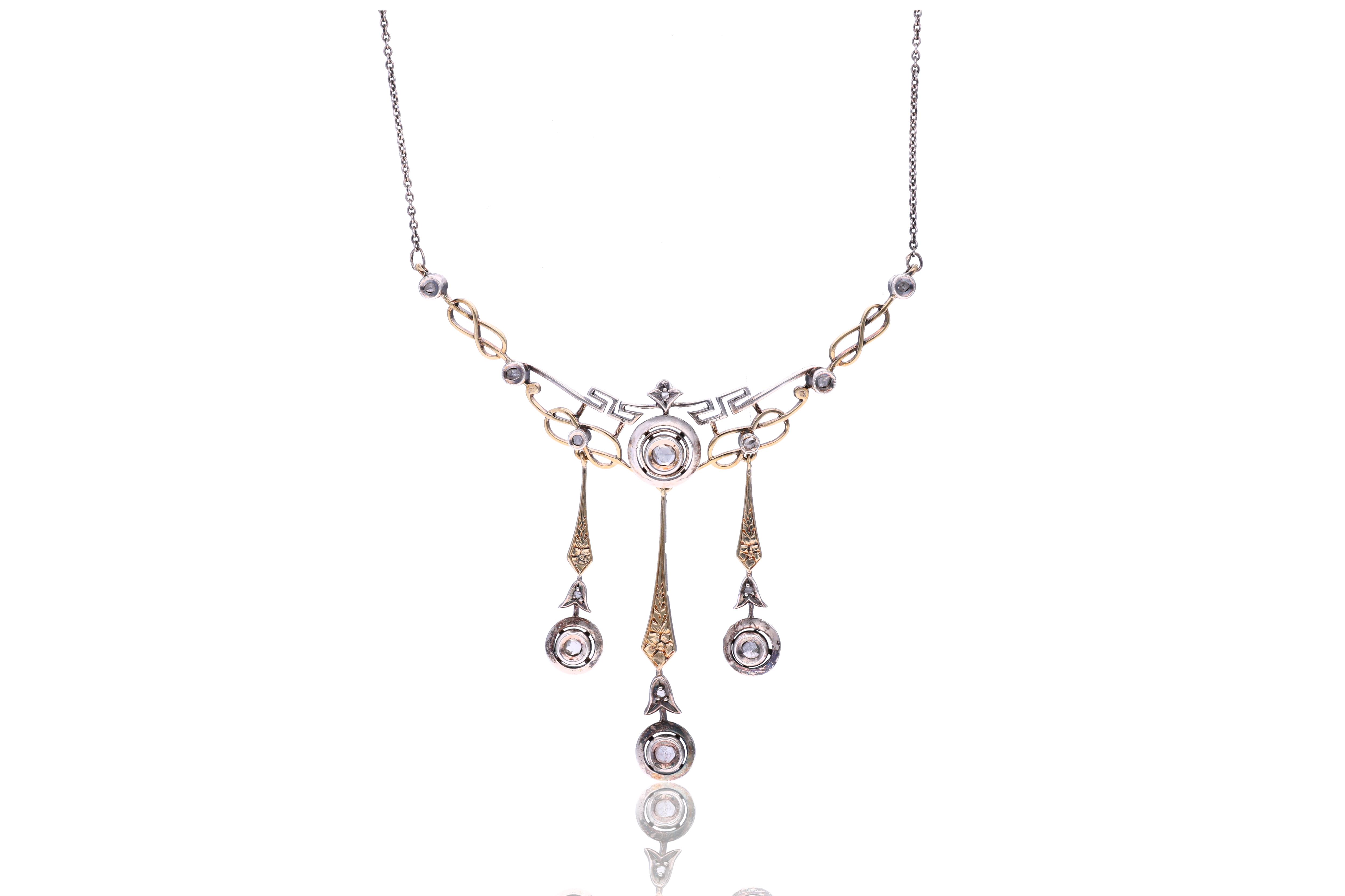 Collana con diamanti - Asta Preziosi