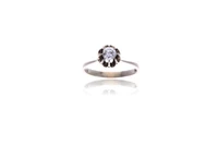 Anello con diamante - Asta Preziosi