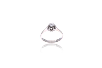 Anello con diamante - Asta Preziosi