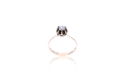 Anello con diamante - Asta Preziosi