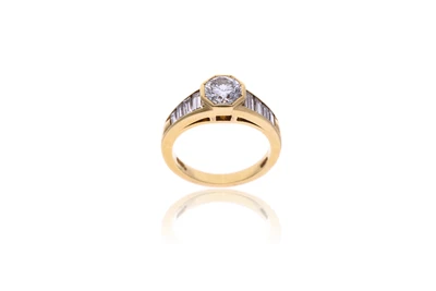 Anello con diamanti - Asta Preziosi