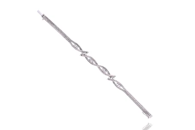 Bracciale con diamanti - Asta Preziosi