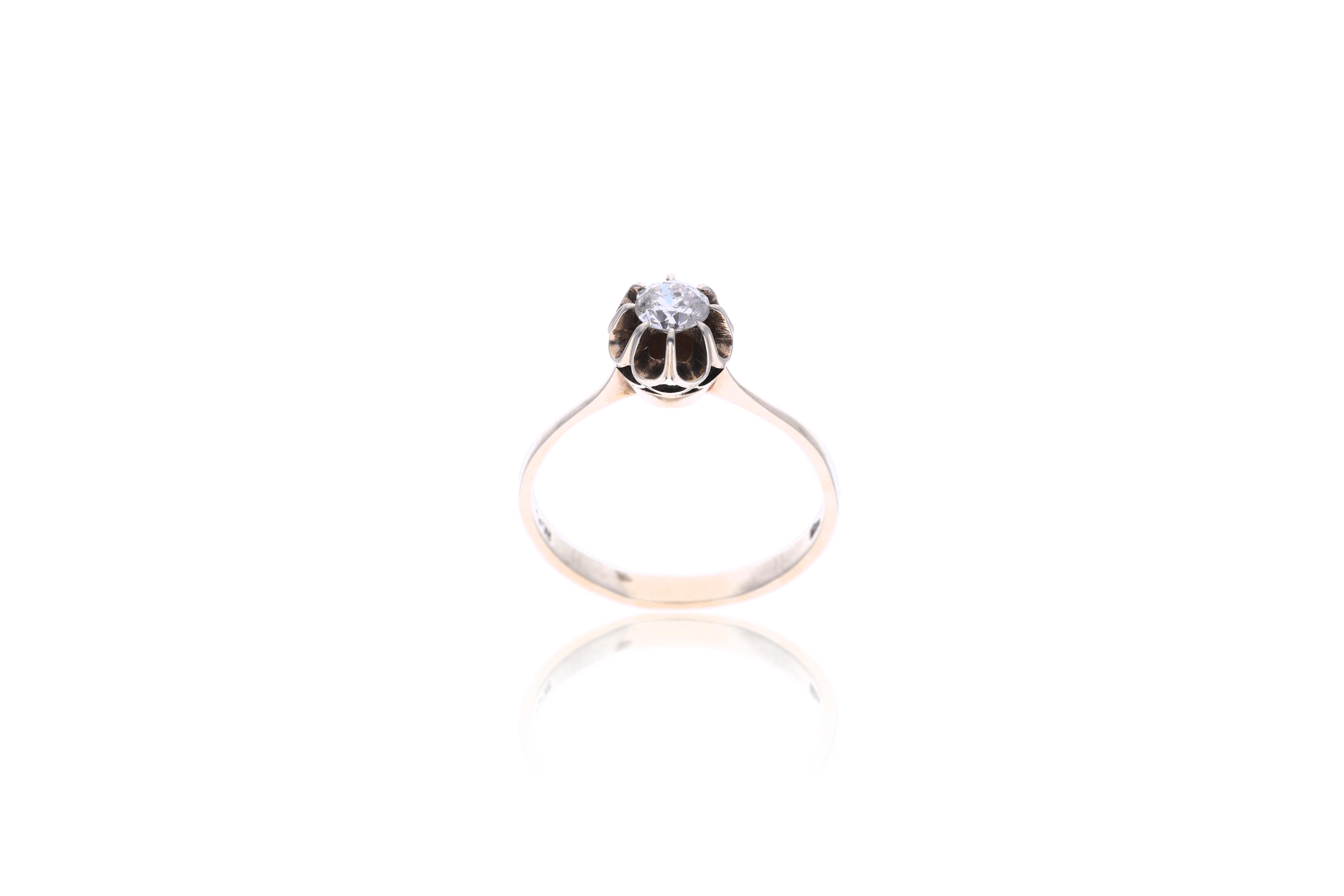 Anello con diamante - Asta Preziosi