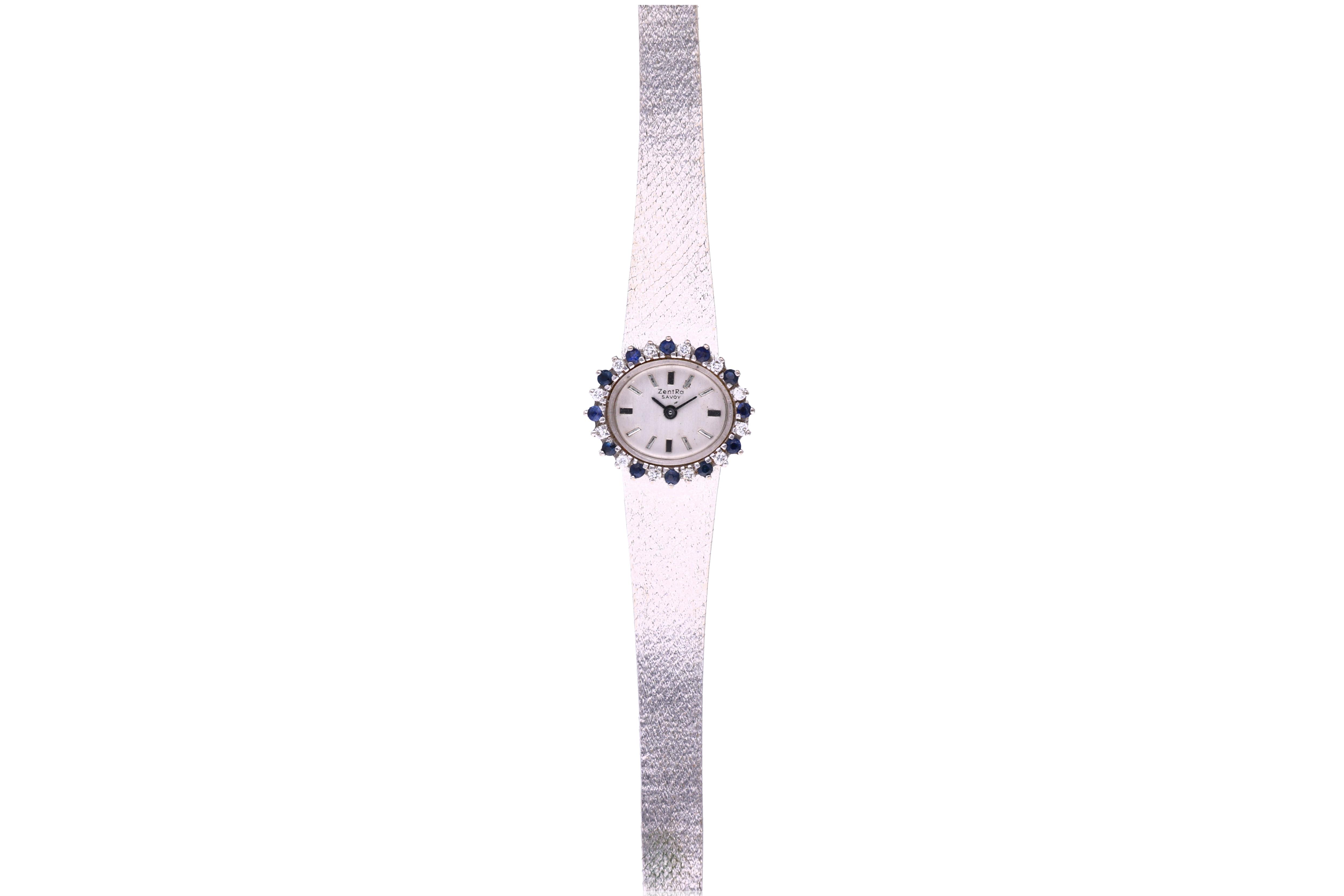 Orologio con diamanti e zaffiri - Asta Preziosi
