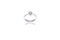 Anello con diamante - Asta Preziosi