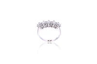Anello con diamanti e pietra - Asta Preziosi
