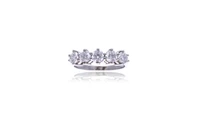 Anello con diamanti e pietra - Asta Preziosi