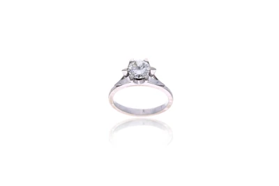 Anello con diamante - Asta Preziosi