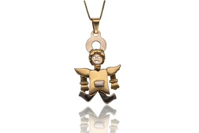 Collana con ciondolo in oro - Asta Preziosi