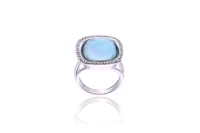 Anello attribuito a Massimo Raiteri, con diamanti, madreperla e pietra - Asta Preziosi Anello attribuito a Massimo Raiteri, con diamanti, madreperla e pietra - Asta Preziosi
