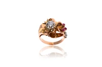 Anello con diamante e pietre - Asta Preziosi Anello con diamante e pietre - Asta Preziosi
