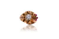 Anello con diamante e pietre - Asta Preziosi Anello con diamante e pietre - Asta Preziosi