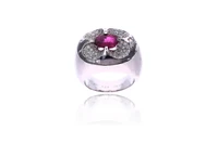 Anello con rubino e diamanti - Asta Preziosi Anello con rubino e diamanti - Asta Preziosi