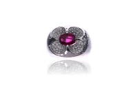 Anello con rubino e diamanti - Asta Preziosi Anello con rubino e diamanti - Asta Preziosi