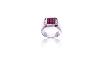Anello con diamanti e rubini - Asta Preziosi Anello con diamanti e rubini - Asta Preziosi