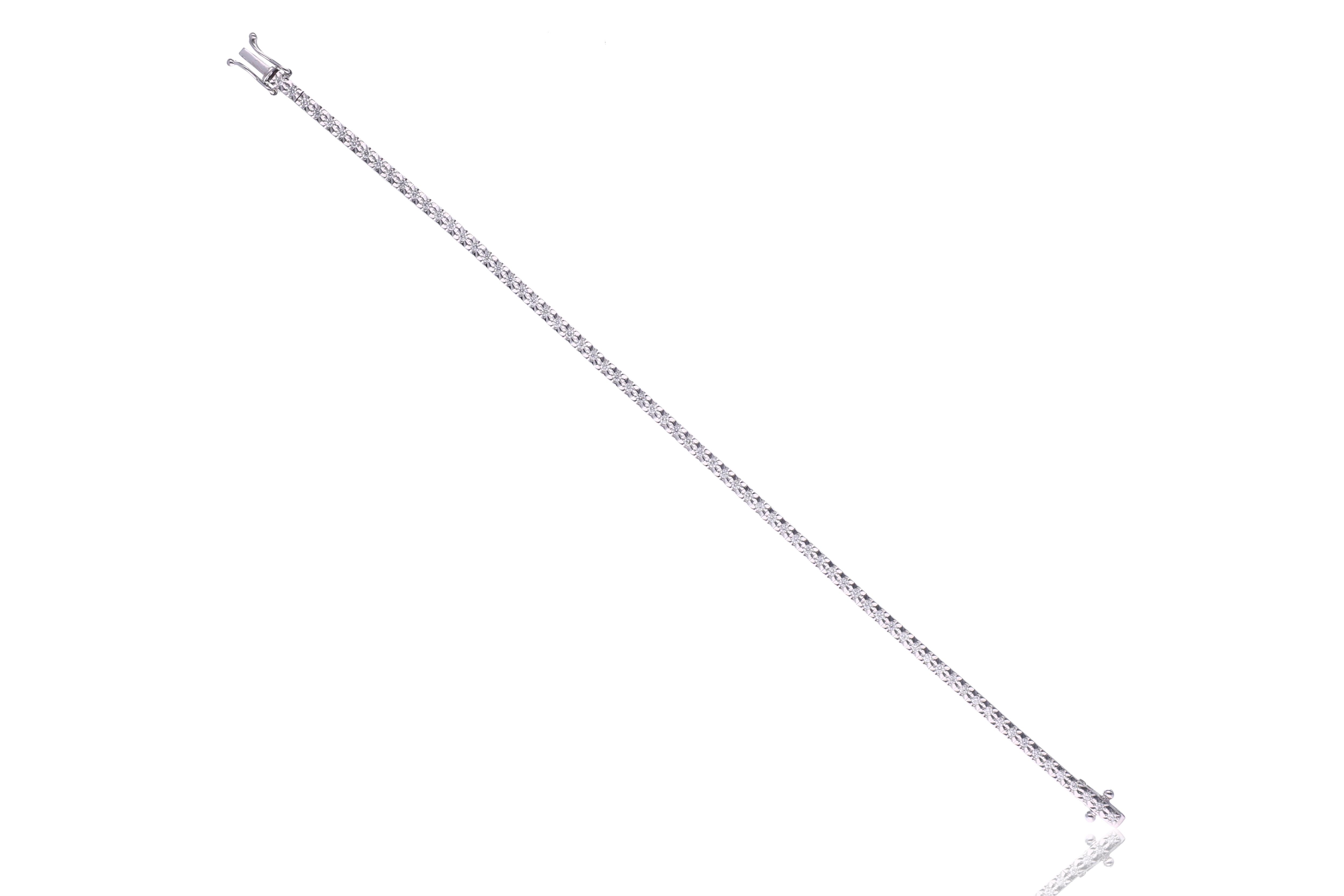 Bracciale con diamanti - Asta Preziosi