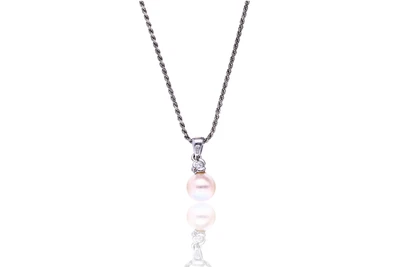 Collana e ciondolo con diamante e perla coltivata - Asta Preziosi Collana e ciondolo con diamante e perla coltivata - Asta Preziosi