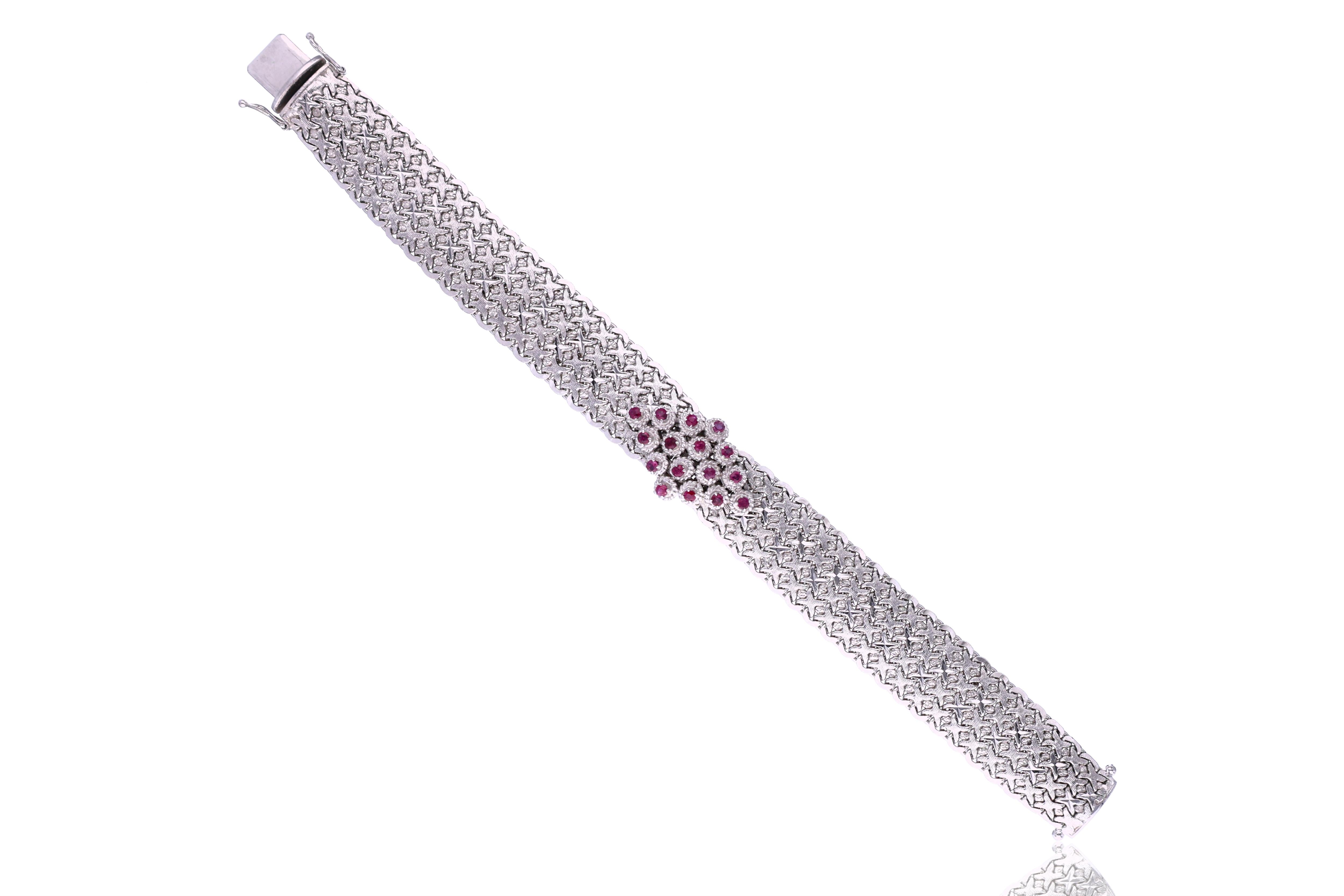 Bracciale con pietre in oro - Asta Preziosi