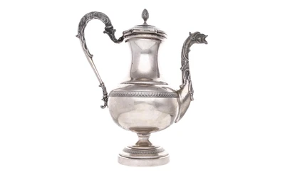 Caffettiera in argento - Asta Preziosi