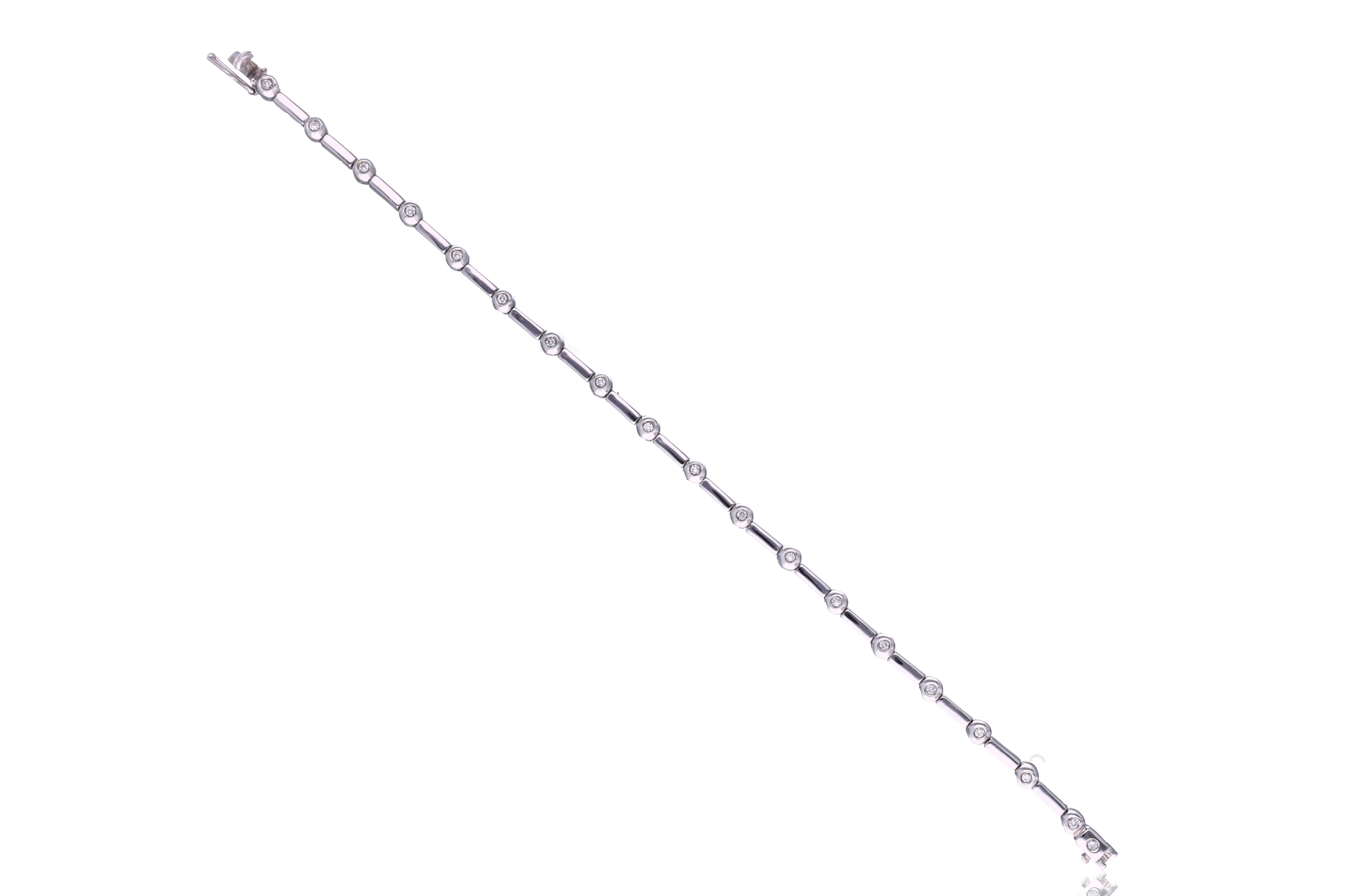 Bracciale con diamanti - Asta Preziosi