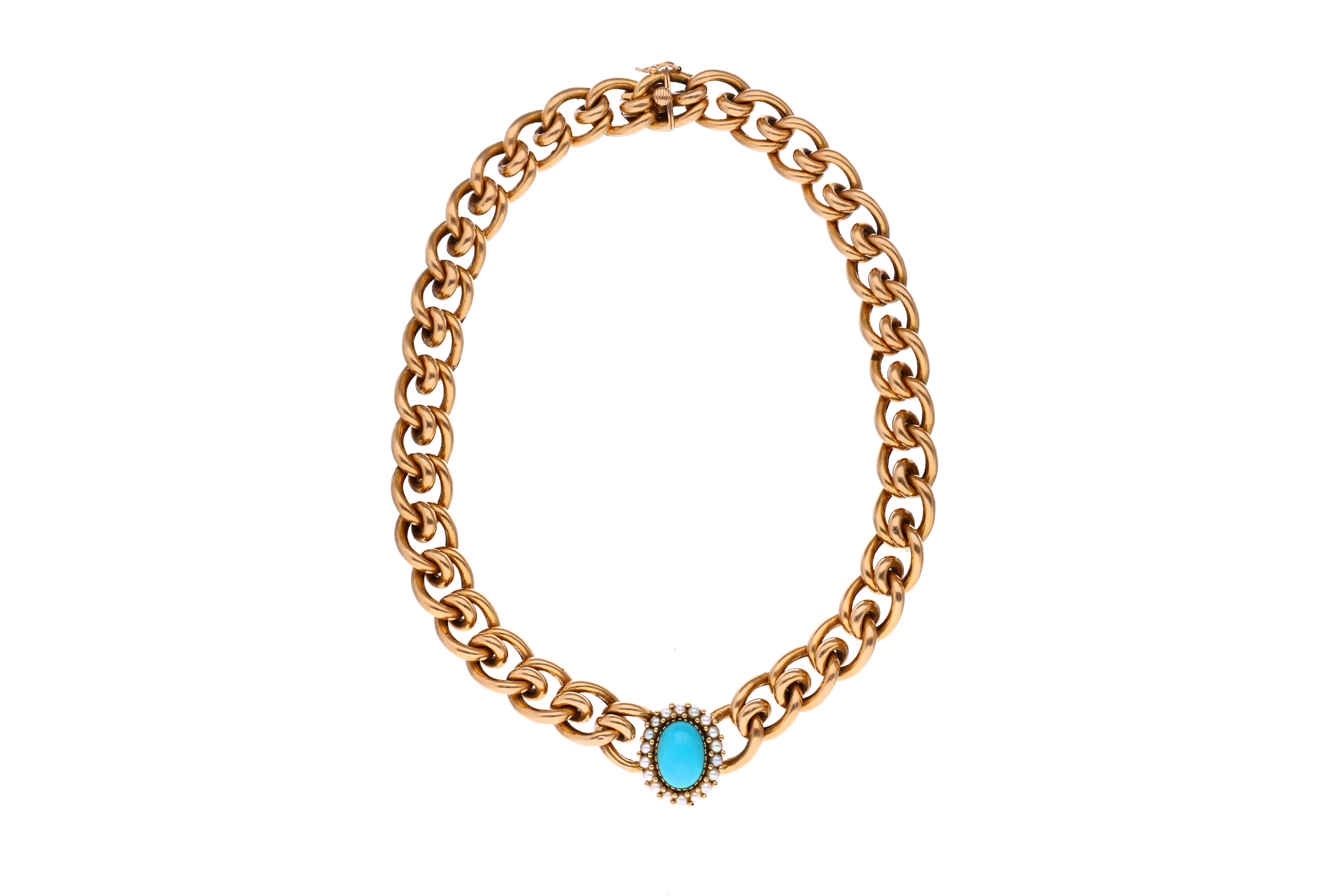 Collana con pietra e perle d'acqua dolce - Asta Preziosi