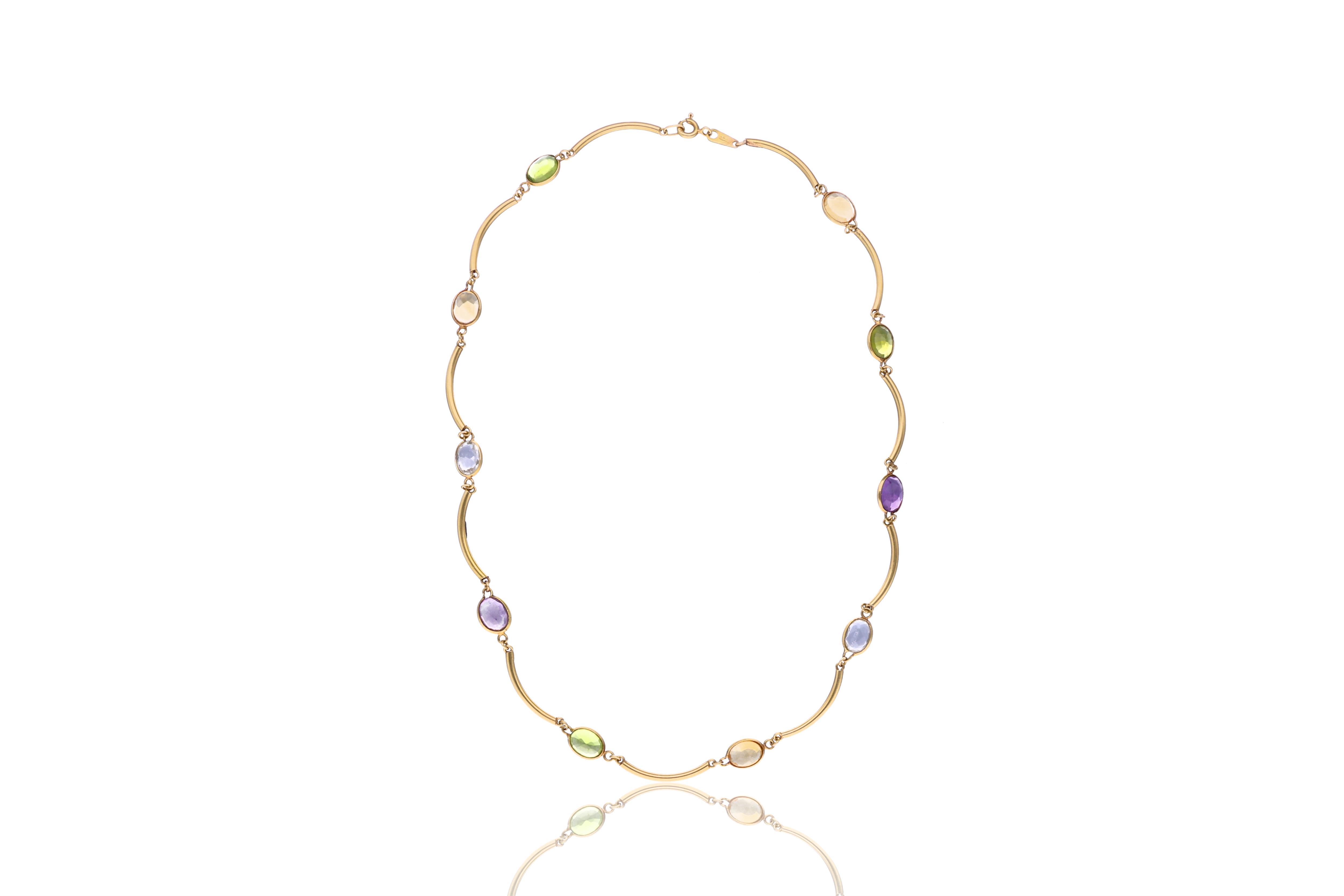 Collana con pietre - Asta Preziosi