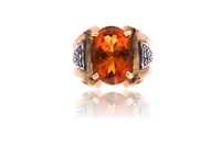 Anello con quarzo e diamanti - Asta Preziosi