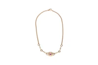 Collana con diamanti e rubino - Asta Preziosi