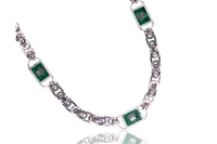 Collana con pietre - Asta Preziosi