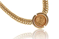 Collana con sterlina inglese - Asta Preziosi