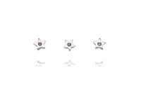 Paio di orecchini e ciondolo con diamanti - Asta Preziosi