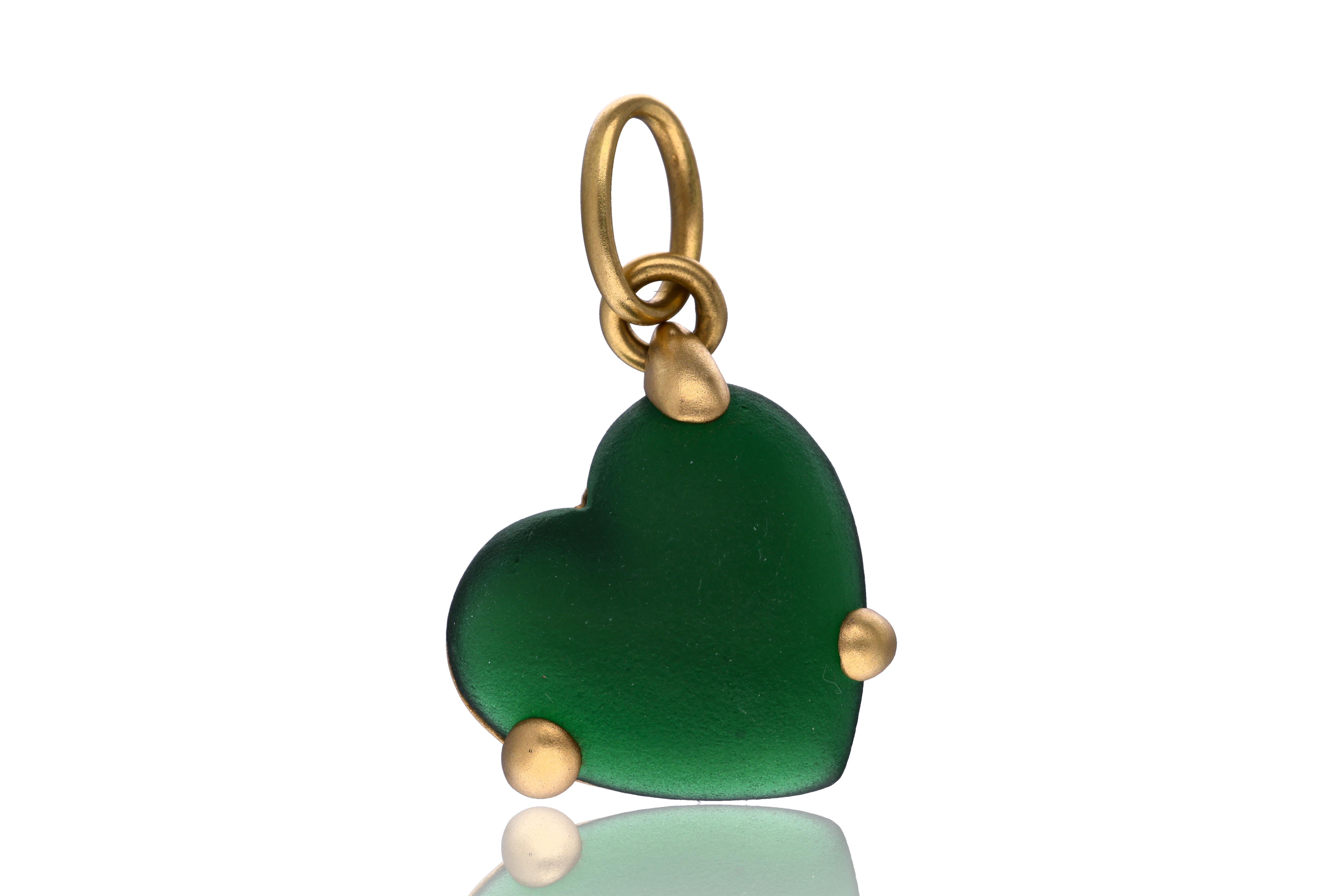 Pomellato, ciondolo a forma di cuore con pietra - Asta Preziosi