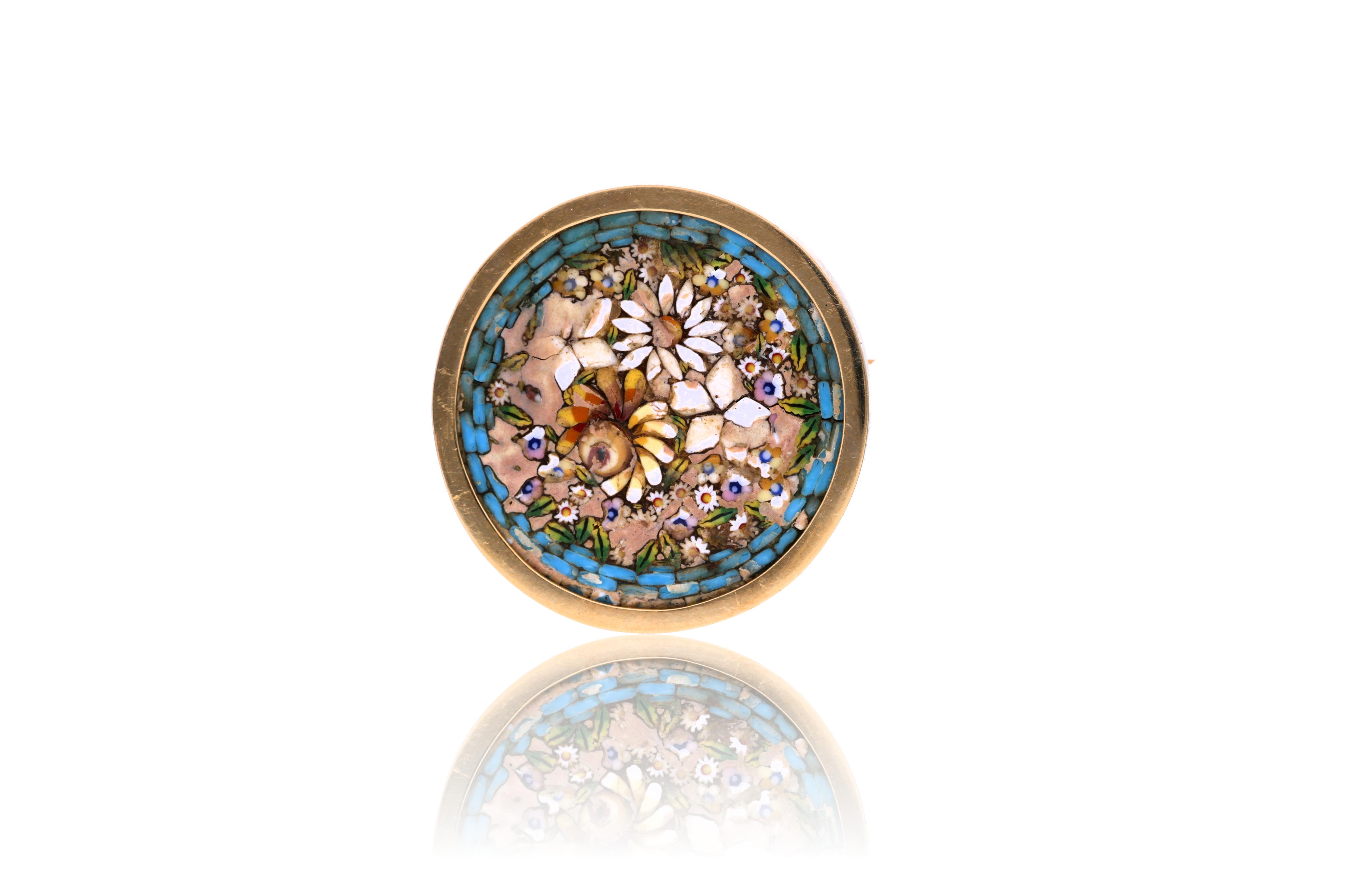 Spilla con pietre e smalti - Asta Preziosi