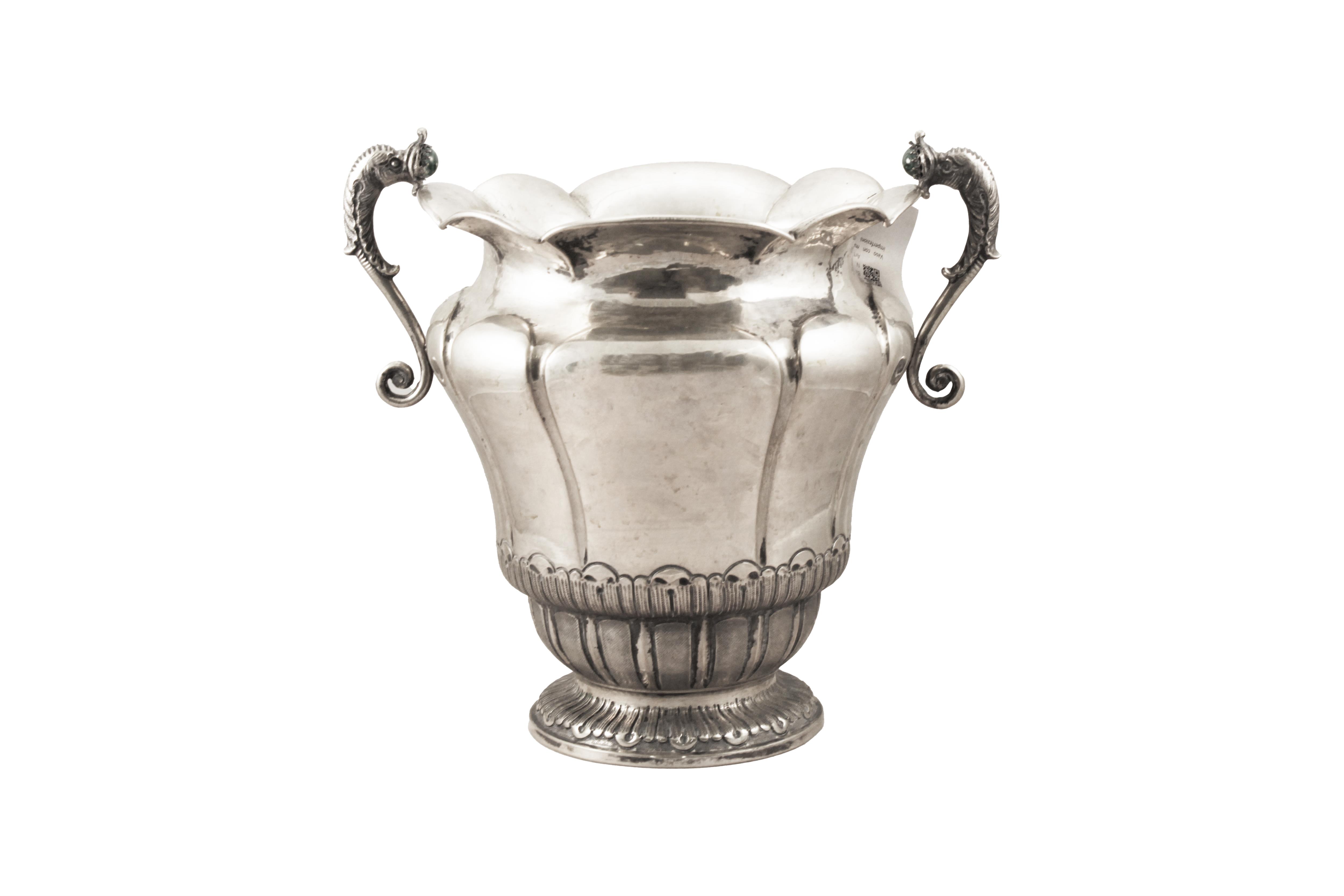 Vaso con malachite - Asta Preziosi