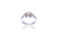 Anello con diamante - Asta Preziosi