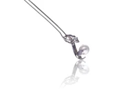 Collana e ciondolo con diamanti e perla - Asta Preziosi