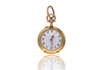 Ciondolo-orologio con diamante - Asta Preziosi