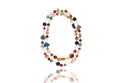 Collana con pietre - Asta Preziosi