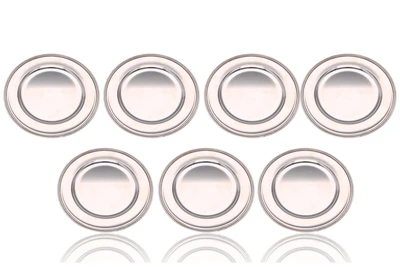 Miracoli, sette piatti in argento - Asta Preziosi