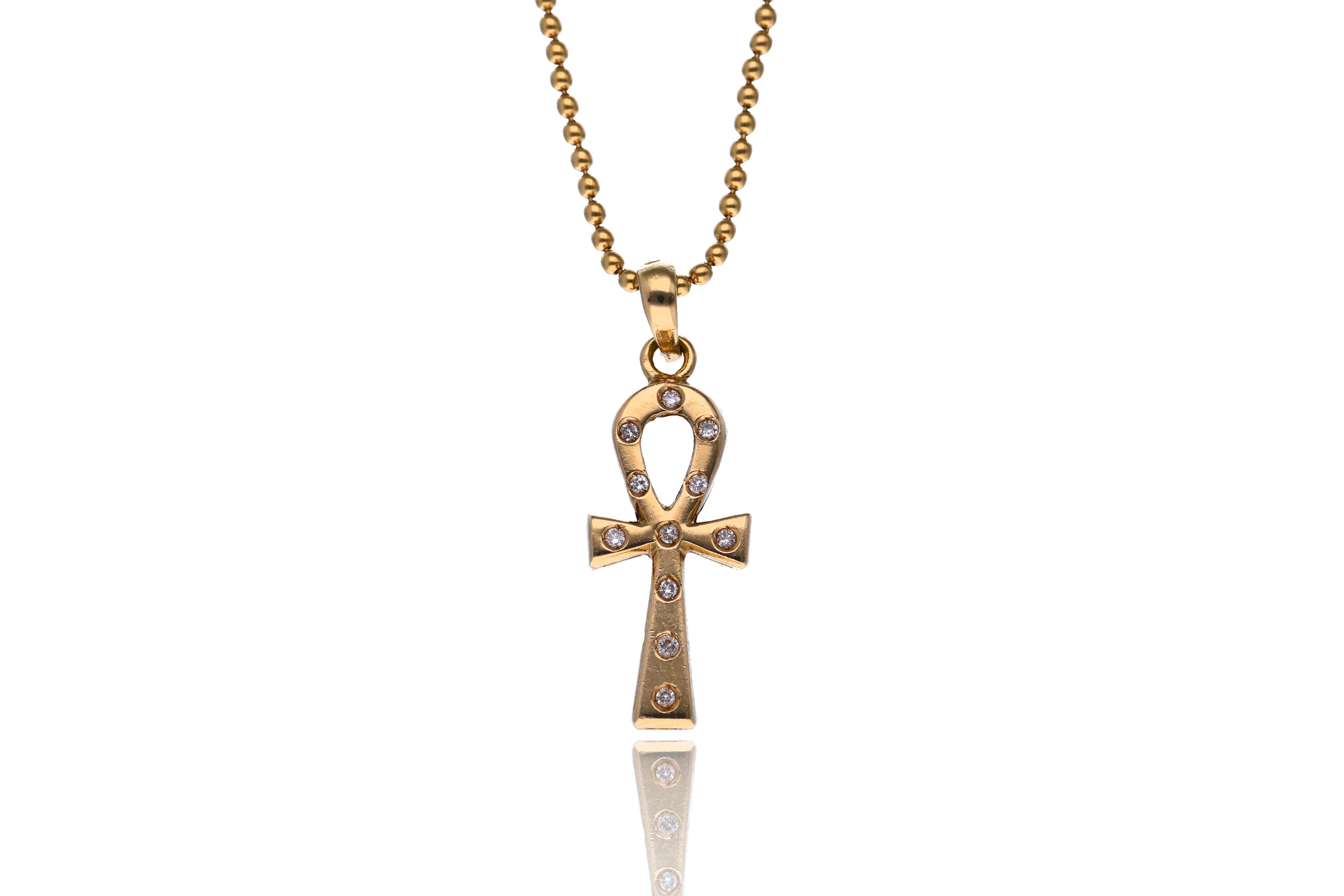 Collana e ciondolo con diamanti - Asta Preziosi