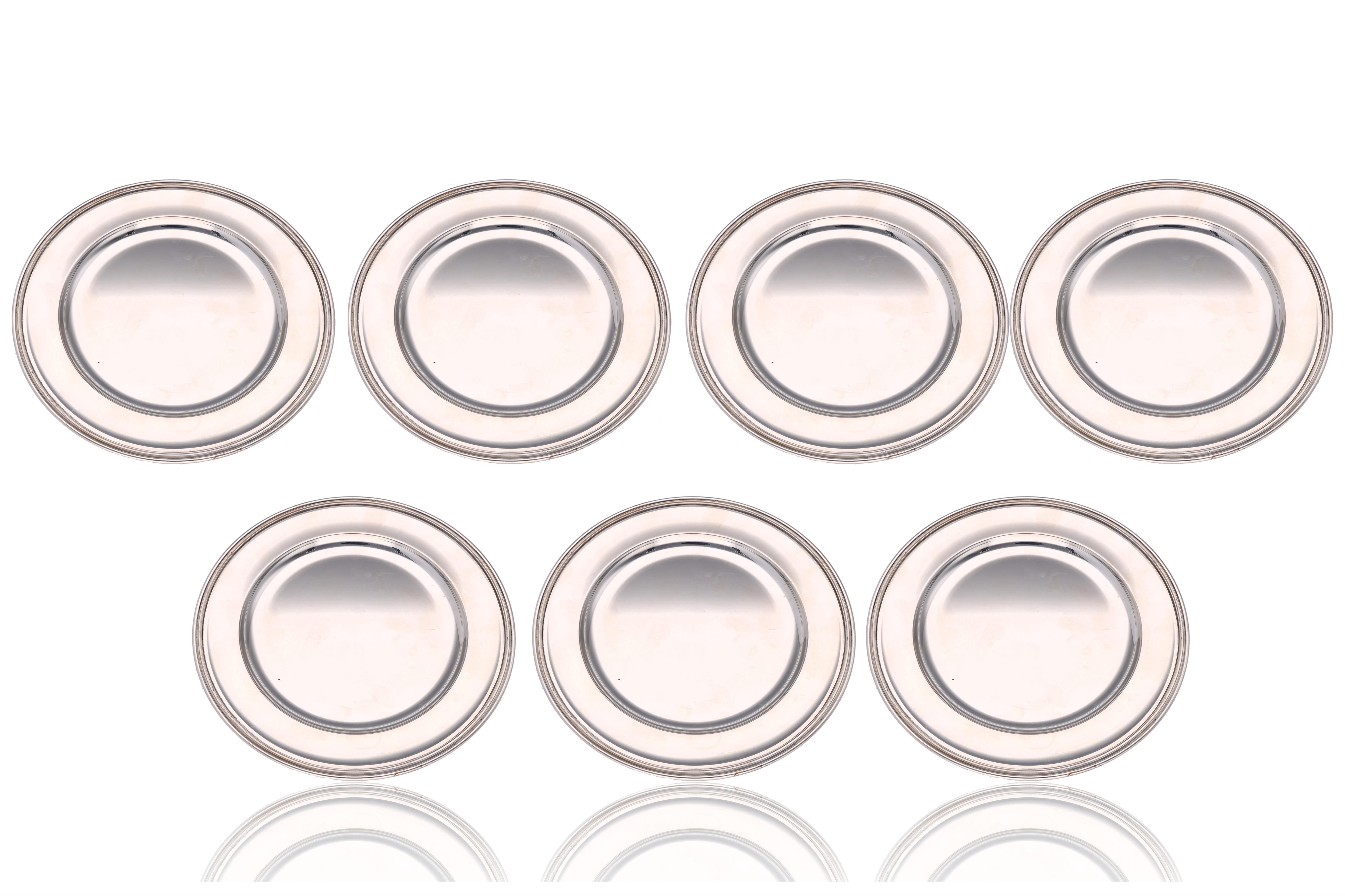 Miracoli, sette piatti in argento - Asta Preziosi