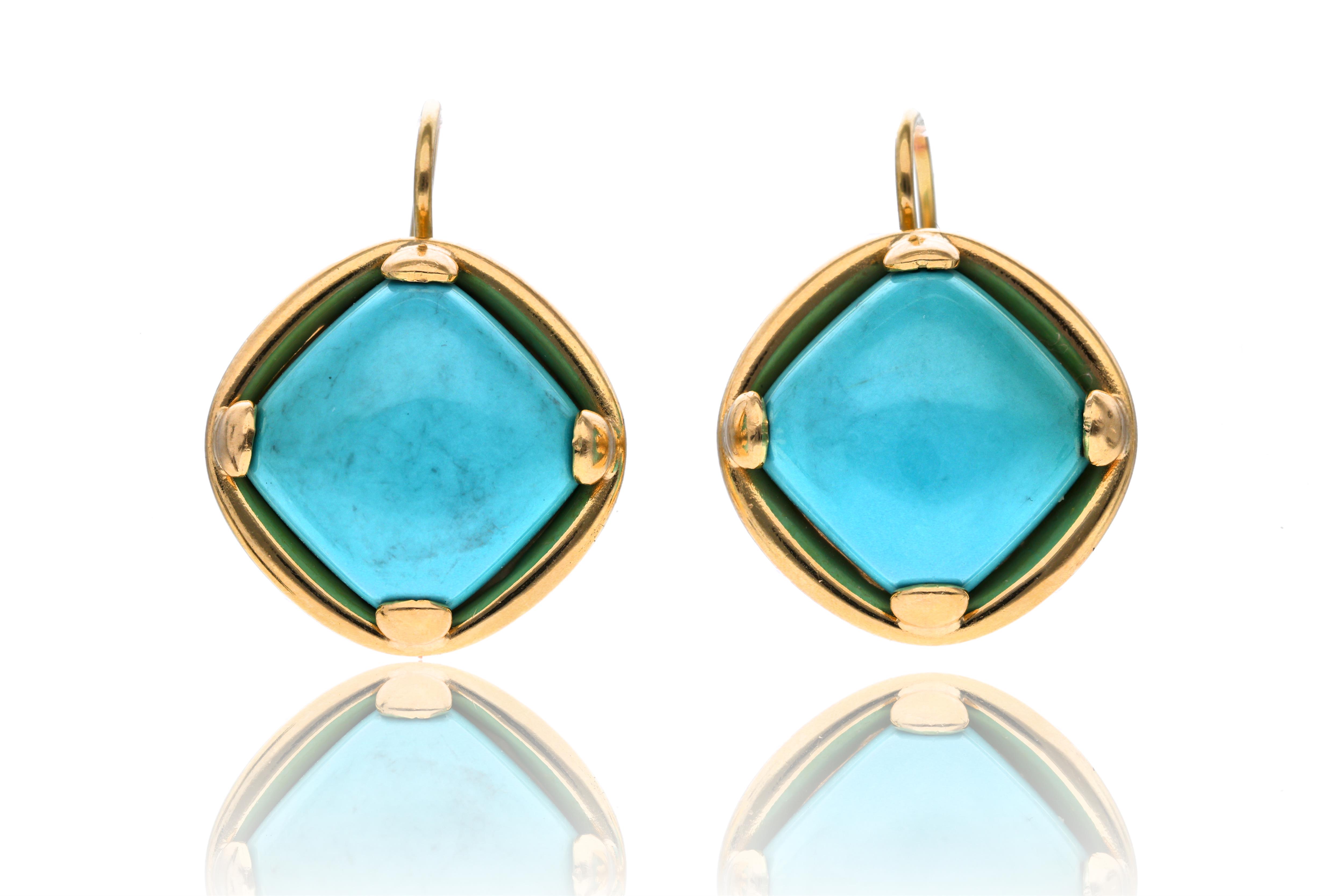 Paio di orecchini con pietre - Asta Preziosi